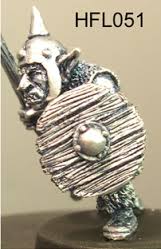 Goblin med skjold fra Hasslefree Miniatures - ganske cool synes jeg
